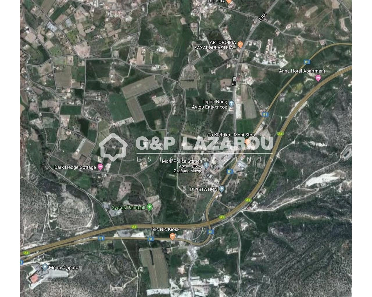 6,689m² Plot for Sale in Moni, Limassol District