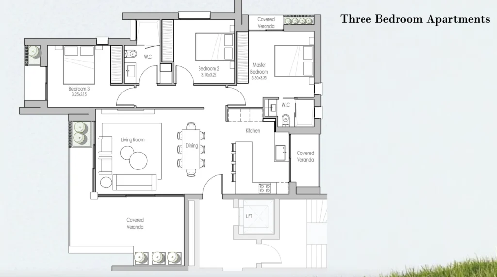 2 Bedroom Apartment for Sale in Paphos – Universal