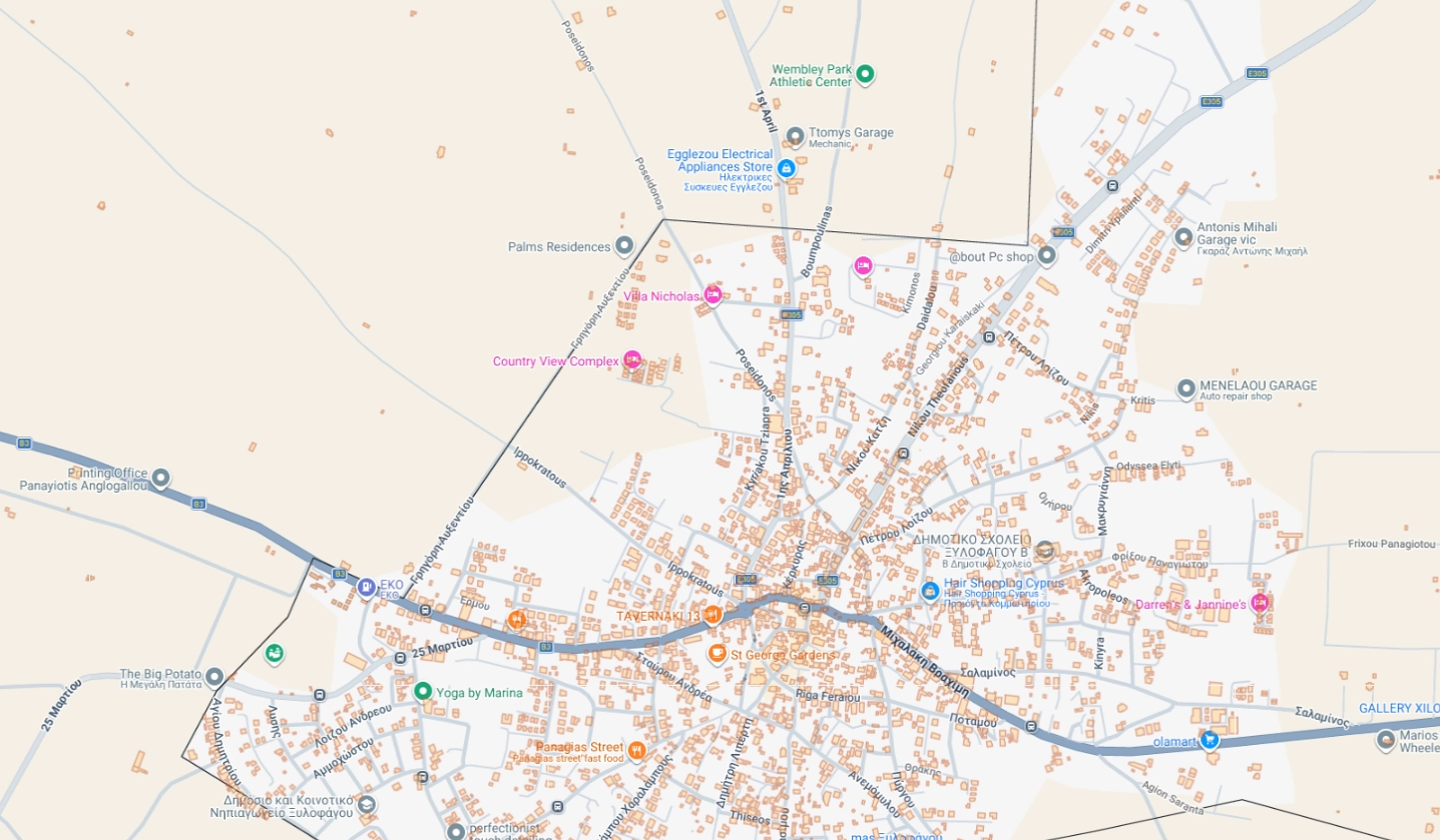 544m² Plot for Sale in Xylofagou, Larnaca District