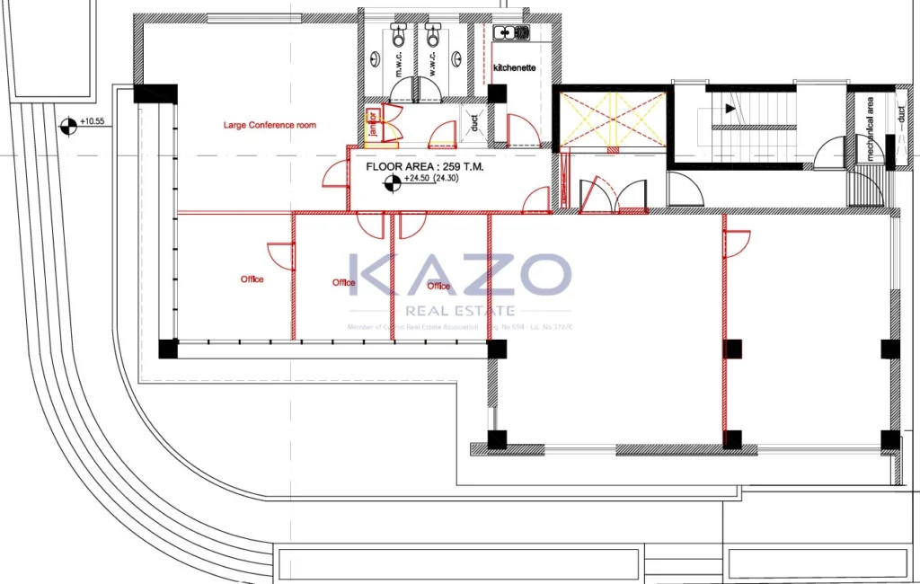 259m² Office for Rent in Limassol District