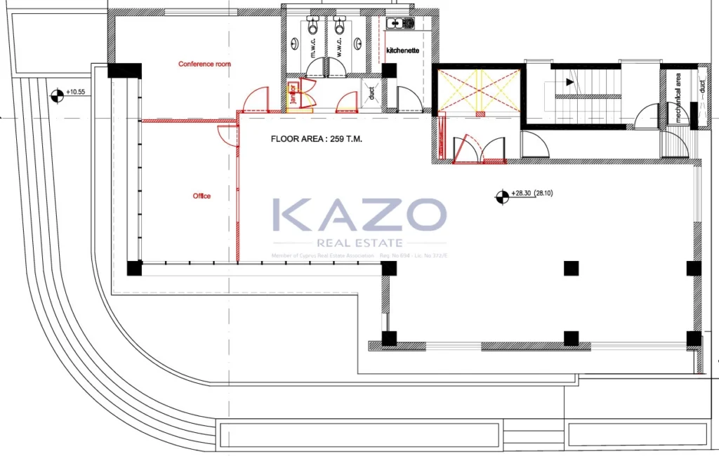518m² Office for Rent in Limassol District