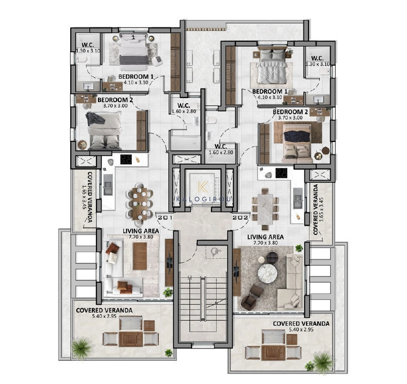 2 Bedroom Apartment for Sale in Drosia, Larnaca District