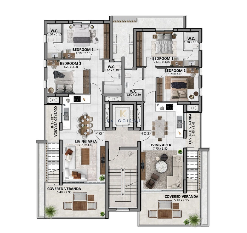 2 Bedroom Apartment for Sale in Drosia, Larnaca District
