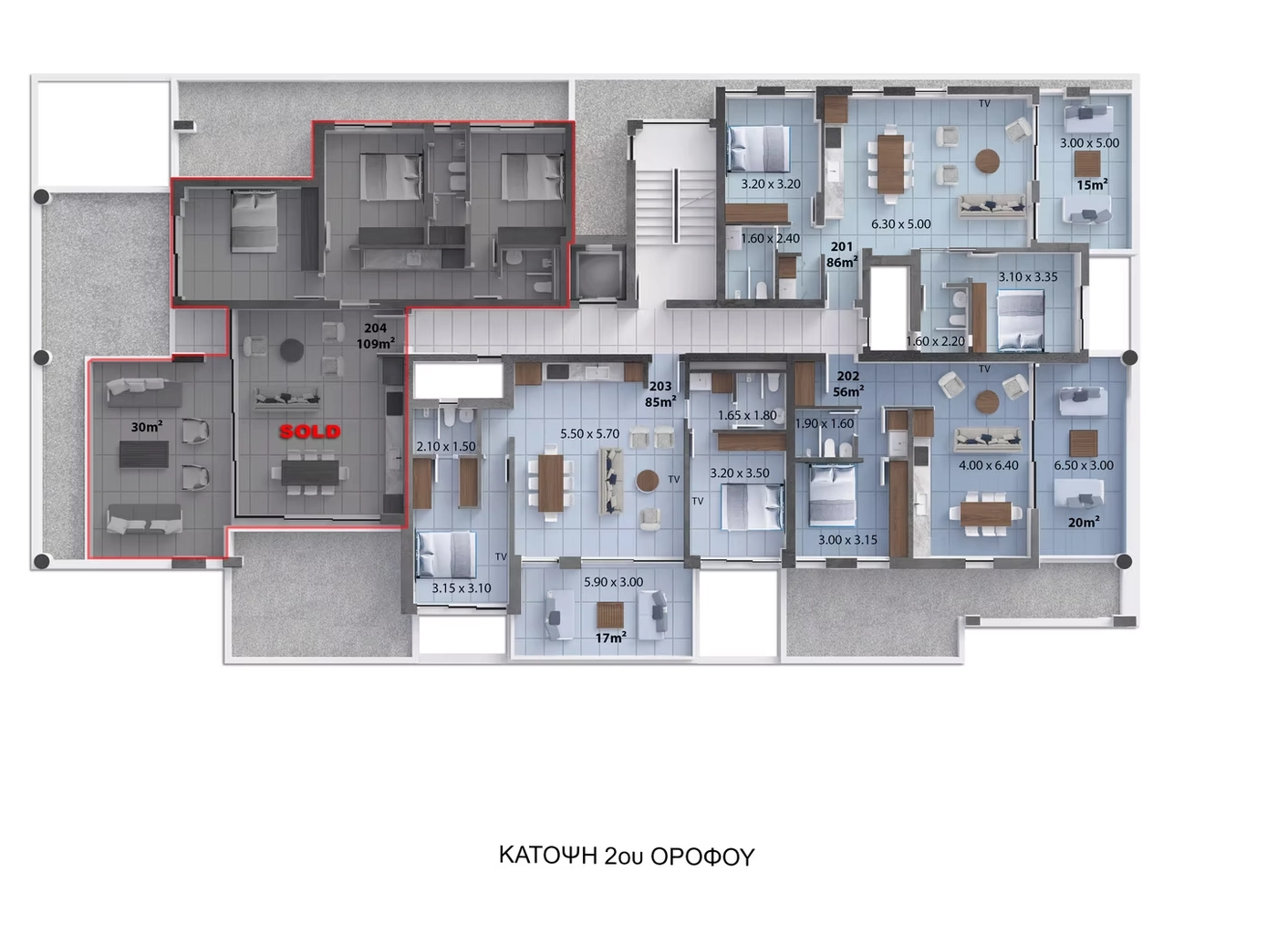 3 Bedroom Apartment for Sale in Nicosia District