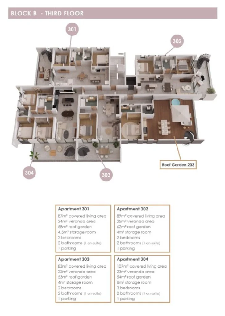 3 Bedroom Apartment for Sale in Aradippou, Larnaca District