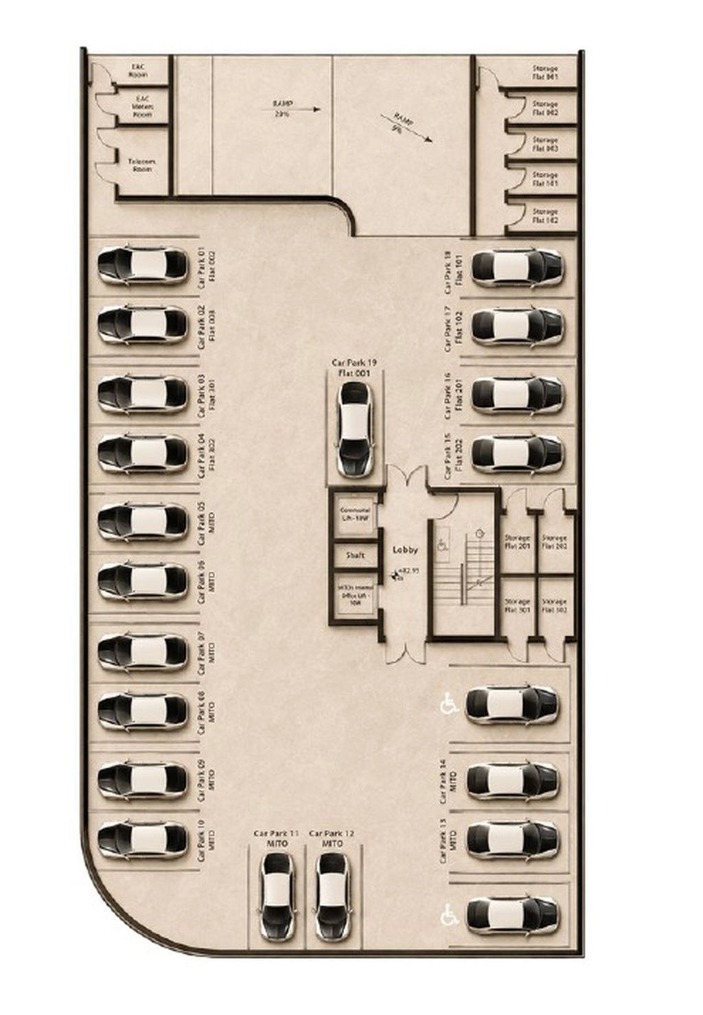 1 Bedroom Apartment for Sale in Paphos – Universal