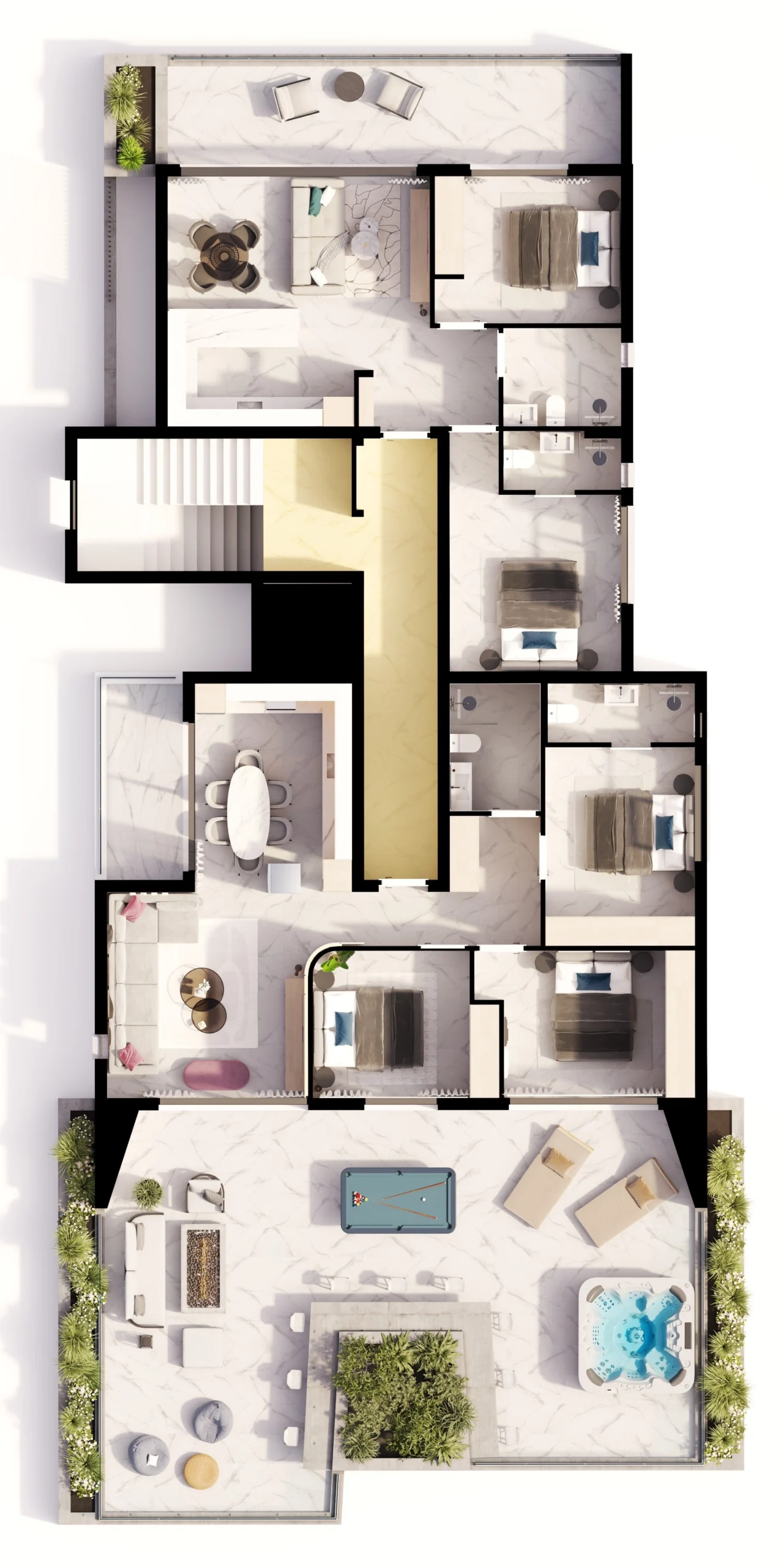 3 Bedroom Apartment for Sale in Mesogi, Paphos District
