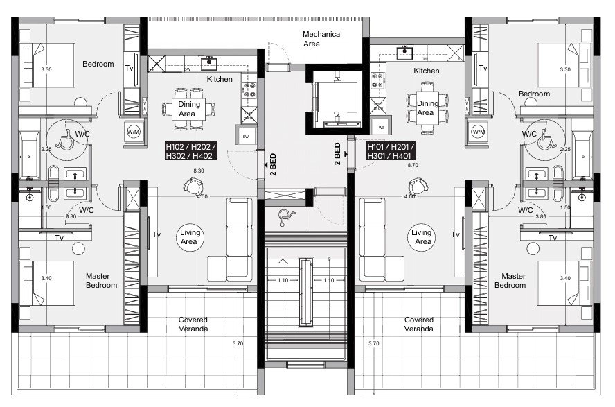 2 Bedroom Apartment for Sale in Limassol – Agios Athanasios