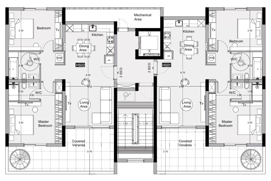 2 Bedroom Apartment for Sale in Limassol – Agios Athanasios