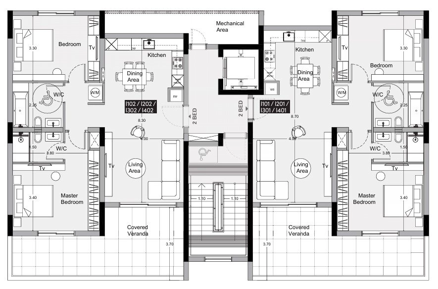 2 Bedroom Apartment for Sale in Limassol – Agios Athanasios