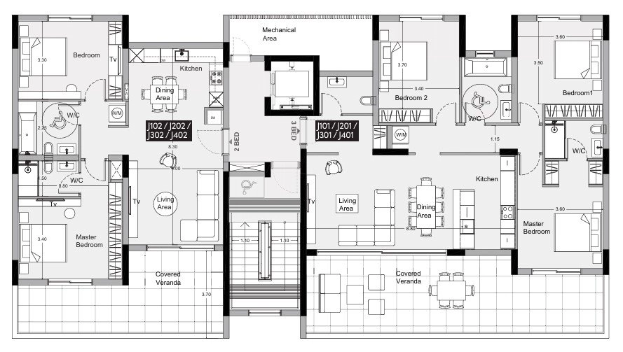 3 Bedroom Apartment for Sale in Limassol – Agios Athanasios