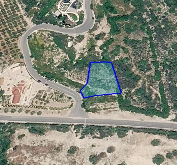 1,283 m² residential plot for sale in Tala, Paphos photo 1
