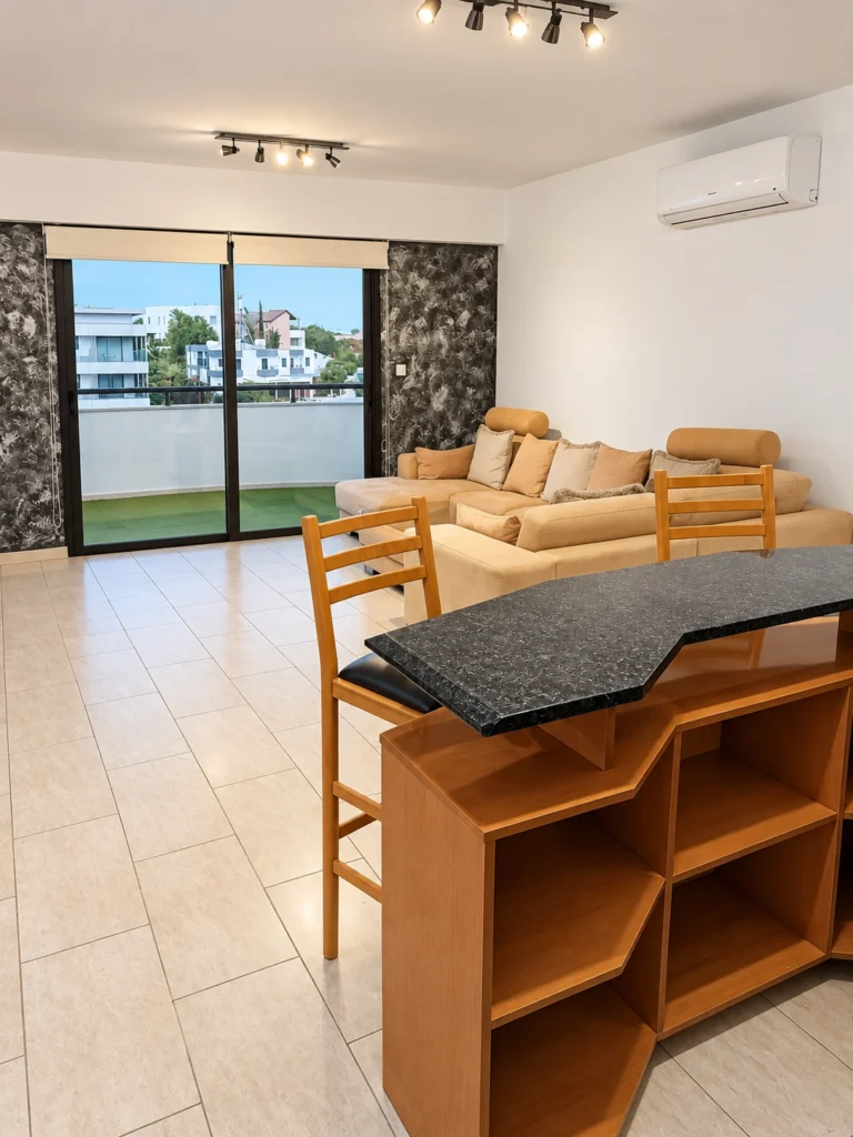 2-bed furnished penthouse for rent in Engomi, Nicosia photo 4