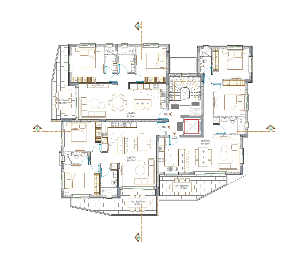 2-bed apartment with sea views in Deryneia photo 8