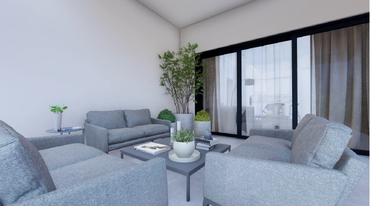 2-bed penthouse with roof garden in Germasogeia, Limassol photo 4