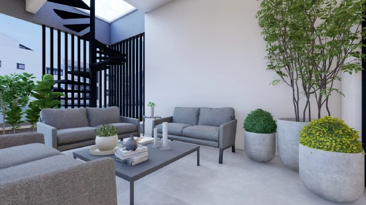 2-bed penthouse with roof garden in Germasogeia, Limassol photo 5