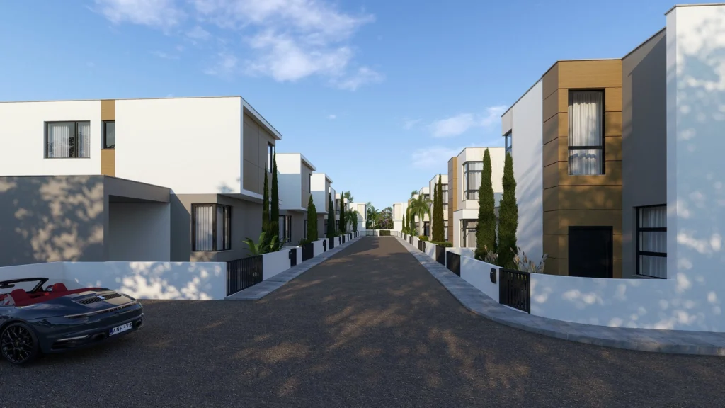 3-bed house with covered verandas in gated complex, Nea Ledra photo 2