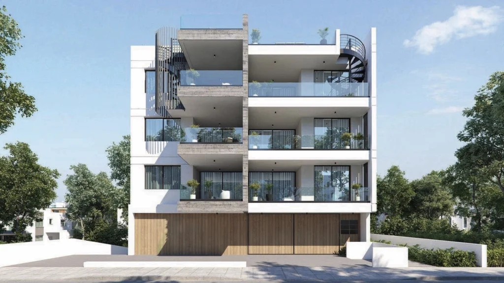 2-bed apartment with roof garden in Aradippou photo 4