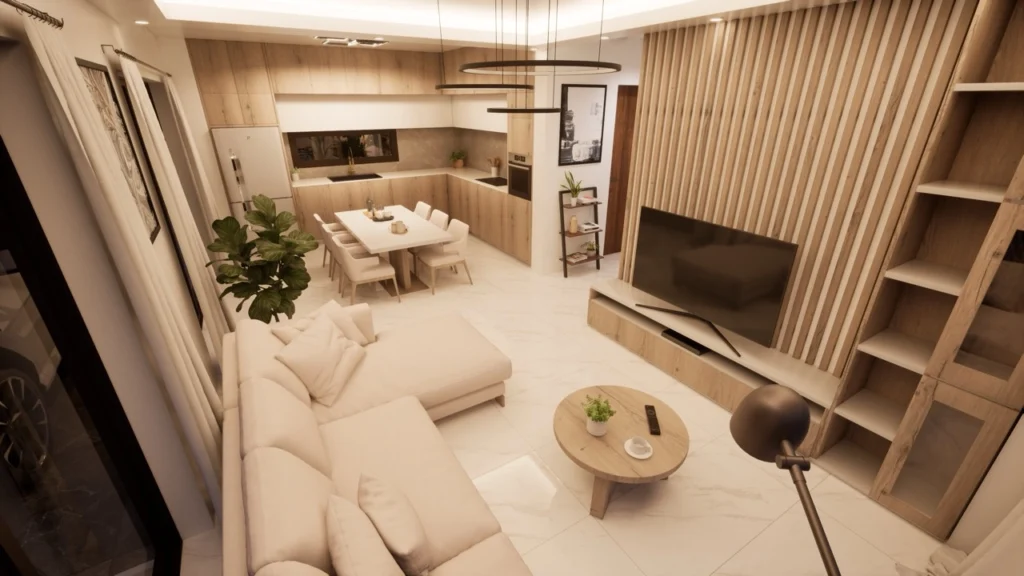 4-bed house with private pool in Pernera photo 4