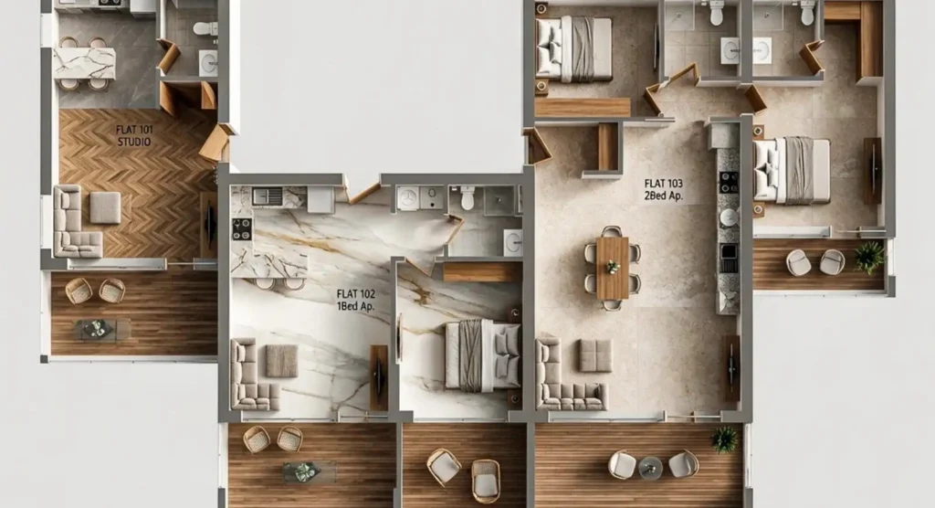 Seven-apartment residential building for sale in Agios Athanasios photo 4
