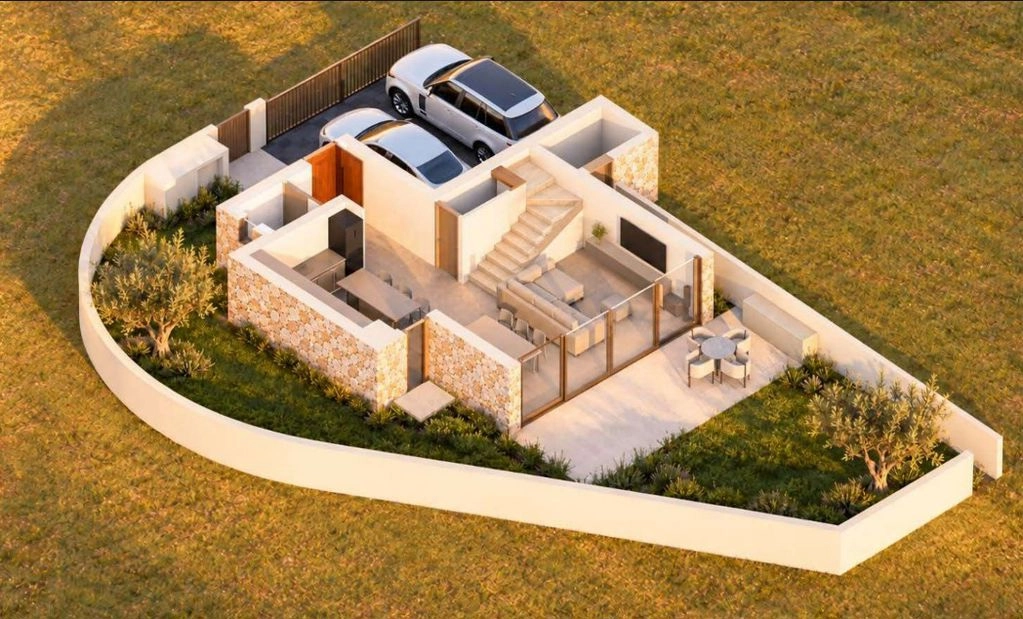 3-bed link detached villa with pool in Ayia Marinouda photo 11