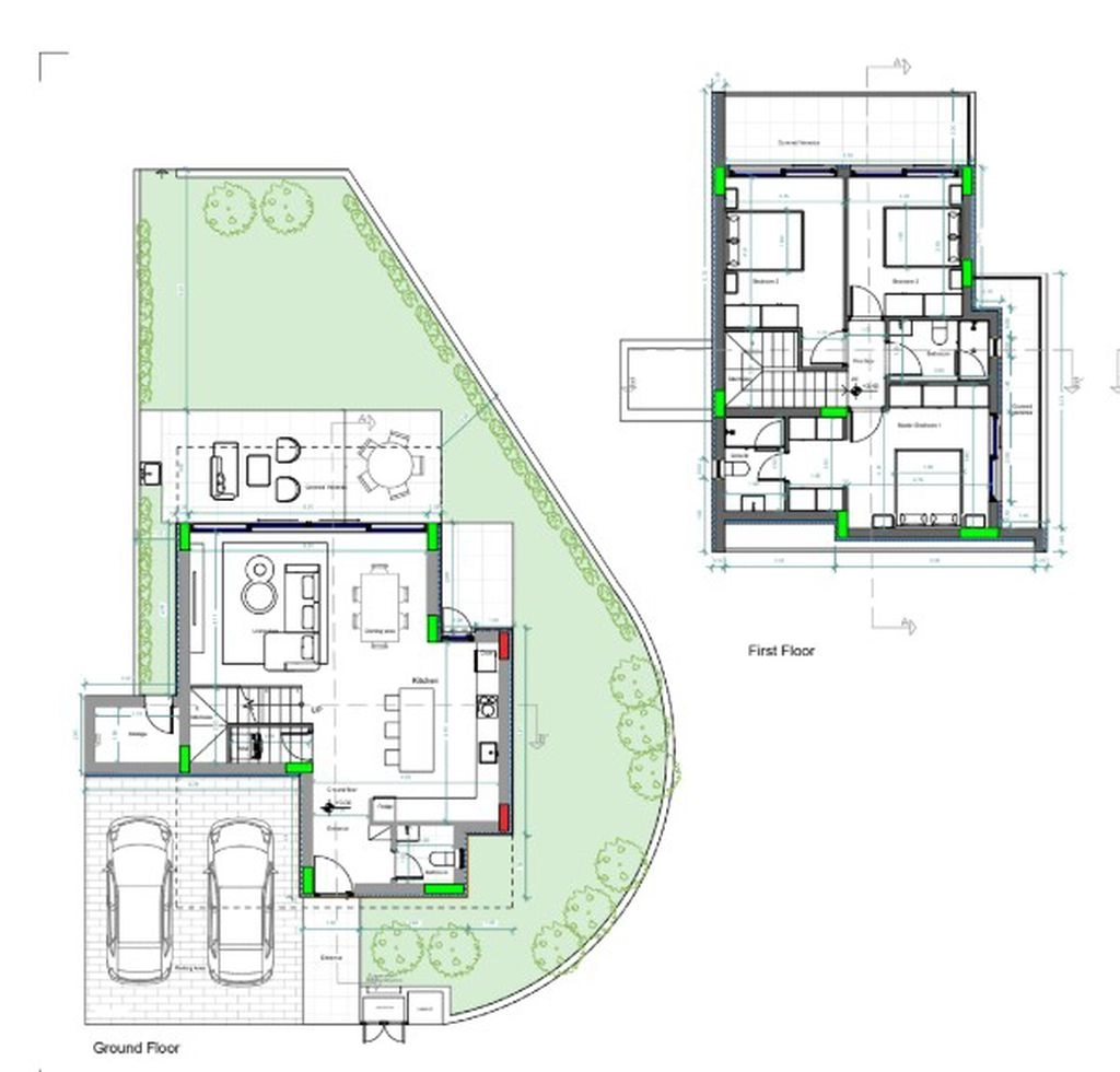 3-bed link detached villa with pool in Ayia Marinouda photo 13