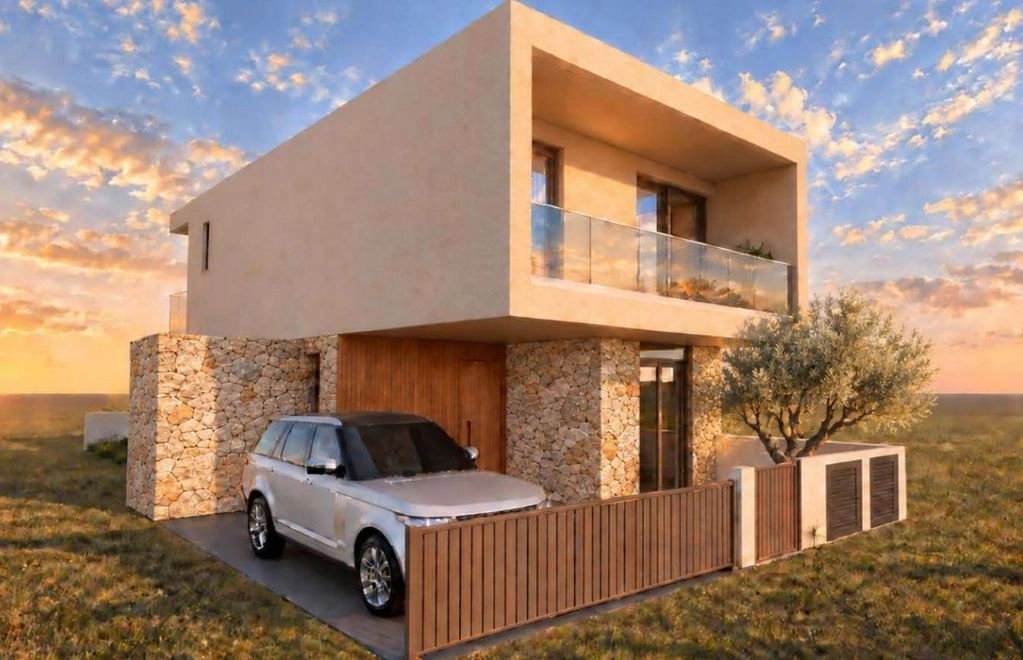 3-bed link detached villa with pool in Ayia Marinouda photo 6
