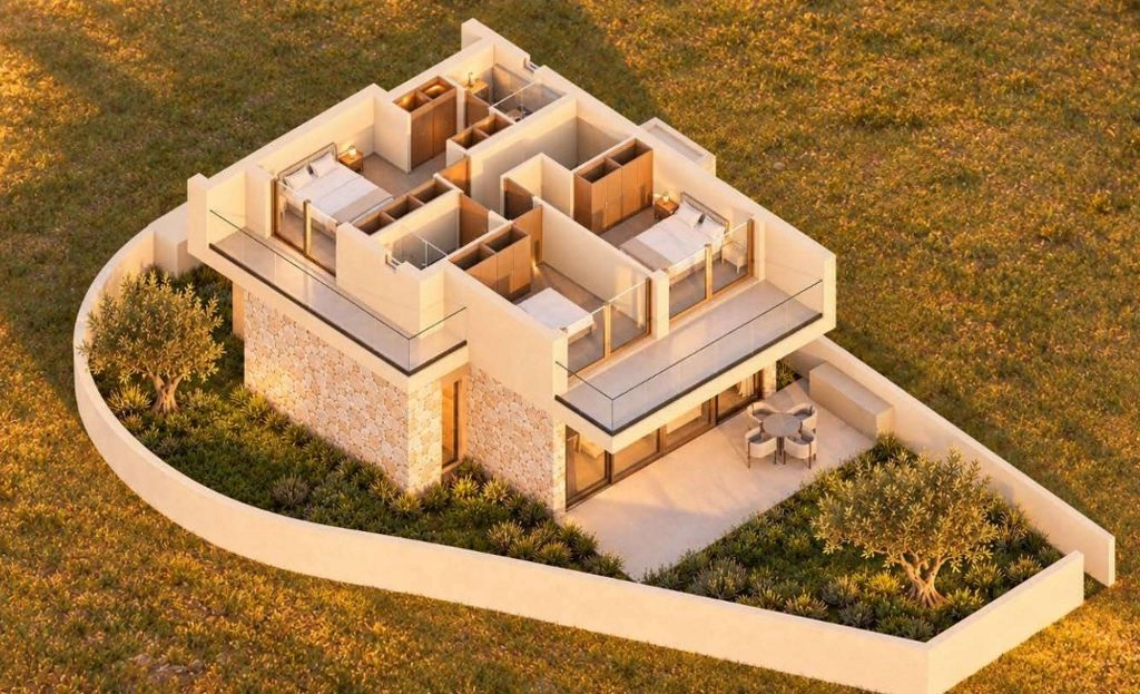 3-bed link detached villa with pool in Ayia Marinouda photo 9
