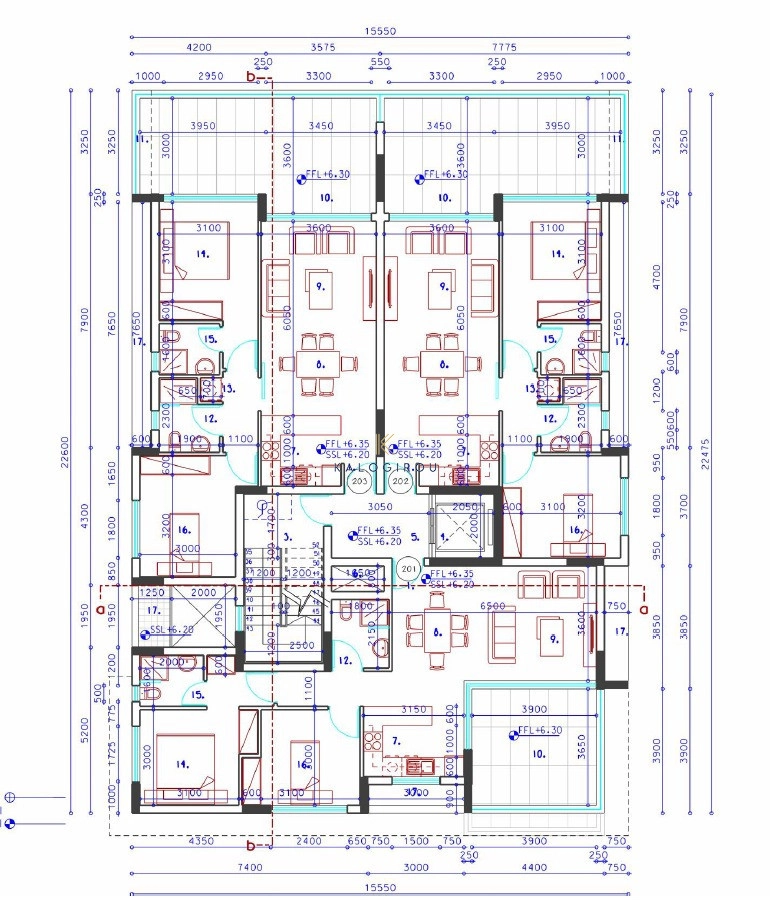 2 Bedroom Apartment for Sale in Aradippou, Larnaca District