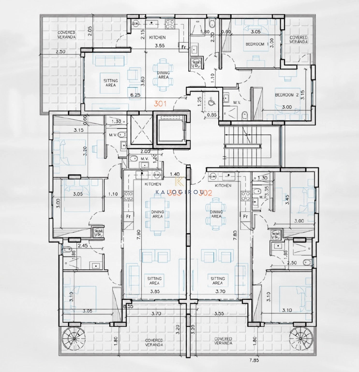 2-bed penthouse with roof garden in Vergina, Larnaca photo 14
