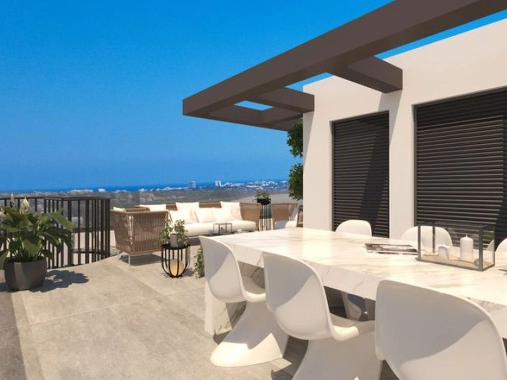 1-bed penthouse apartment with balcony in Kamares, Larnaca photo 13