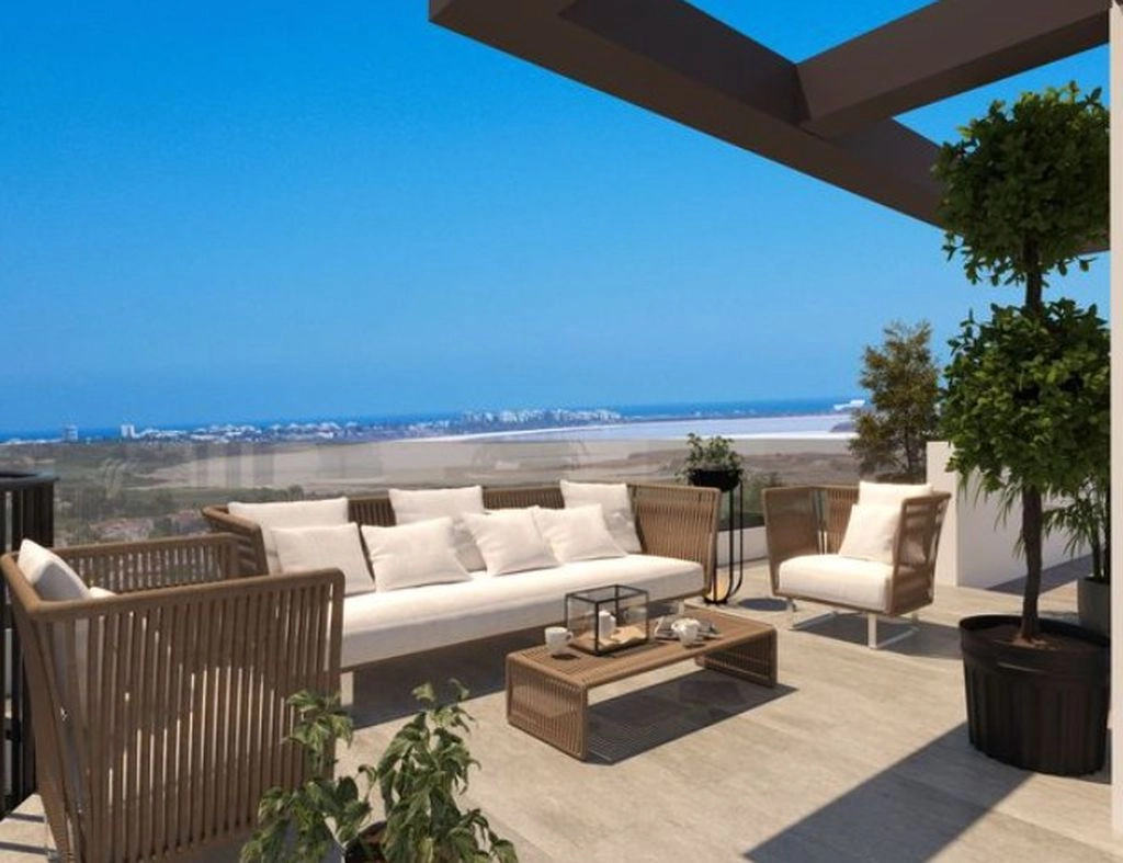1-bed penthouse apartment with balcony in Kamares, Larnaca photo 14