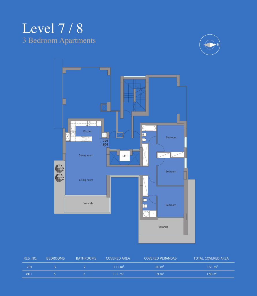 3-bed apartment with veranda in Gaia, Larnaca district photo 11