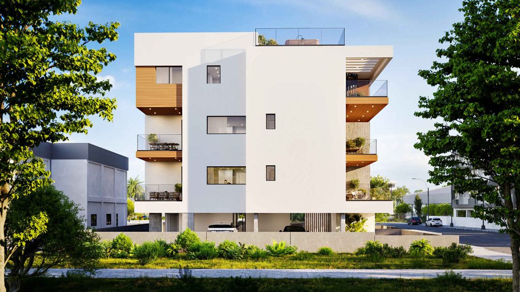 1-bed off-plan apartment with covered veranda in Kato Polemidia photo 4