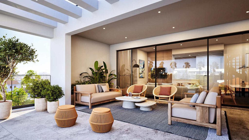 1-bed off-plan apartment with covered veranda in Kato Polemidia photo 6