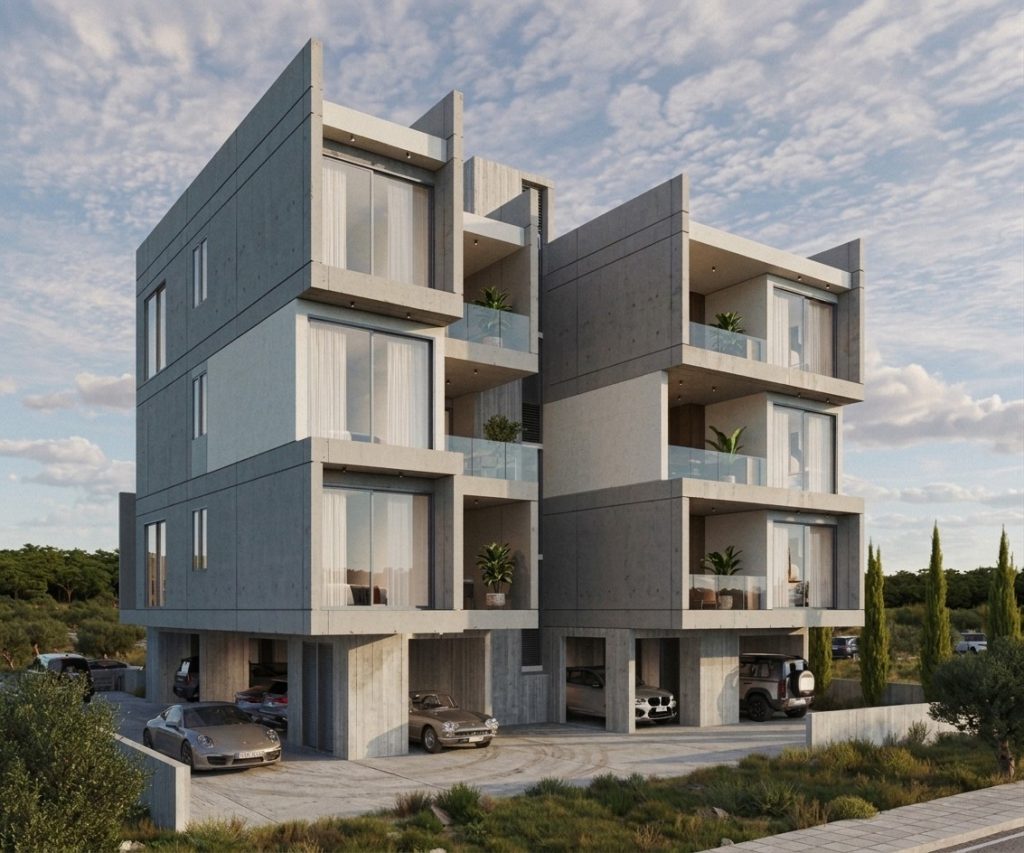 2-bed off-plan apartment with pool in Tombs of the Kings, Paphos photo 2