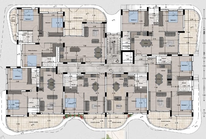 2-bed apartment with shared pool in Aradippou photo 8