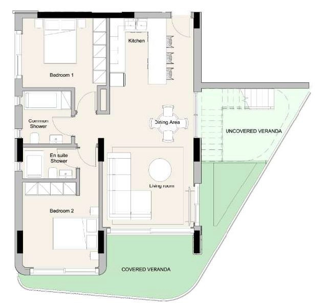 2-bed apartment under construction in Linopetra, Limassol photo 8
