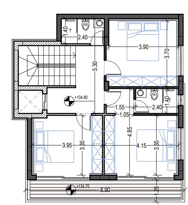 3-bed hillside house with pool in Geroskipou photo 6