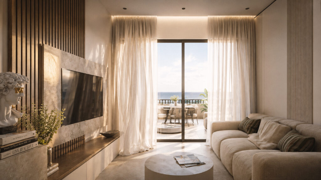 1-bed new-build apartment with sea view in Finikoudes, Larnaca photo 5