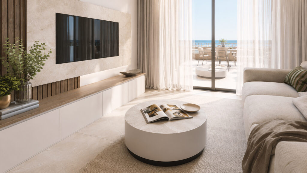 1-bed new-build apartment with sea view in Finikoudes, Larnaca photo 6