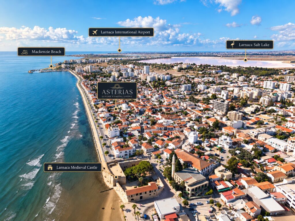 1-bed new-build apartment with sea view in Finikoudes, Larnaca photo 2