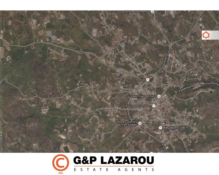 7,556m² Plot for Sale in Parekklisia, Limassol District
