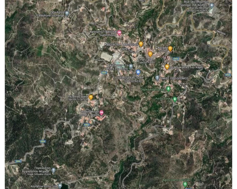 1,032m² Plot for Sale in Agros, Limassol District