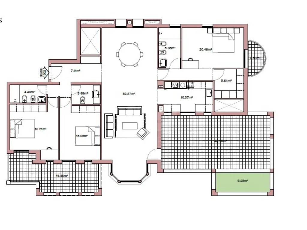 3 Bedroom Apartment for Rent in Nicosia District