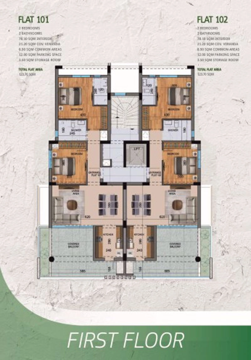 2 Bedroom Apartment for Sale in Larnaca