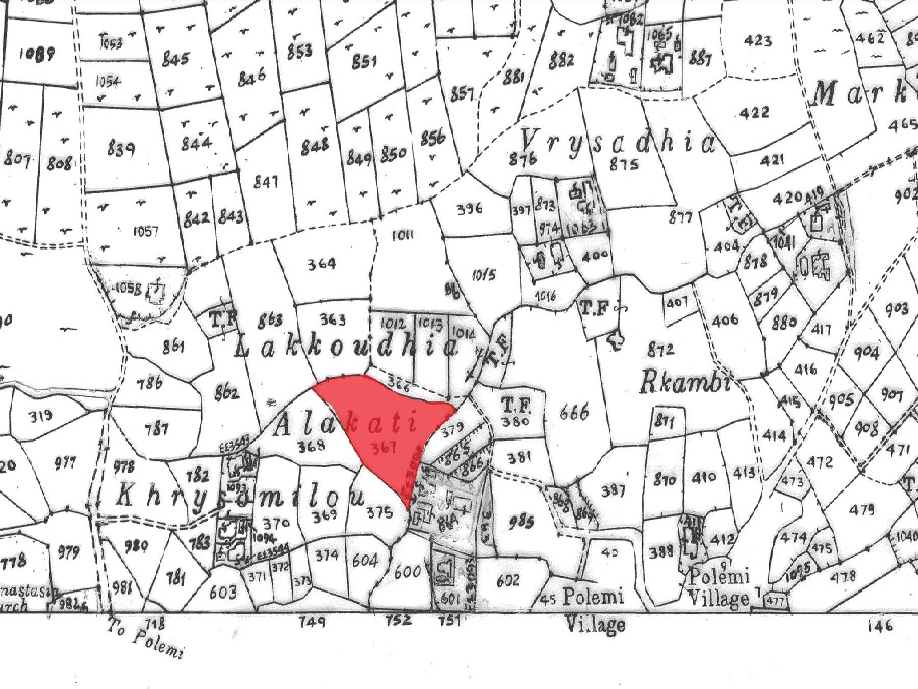 5,017m² Plot for Sale in Polemi, Paphos District