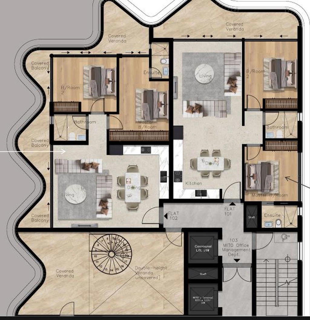 2 Bedroom Apartment for Sale in Paphos – Universal