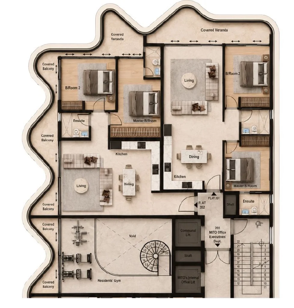 2 Bedroom Apartment for Sale in Paphos – Universal