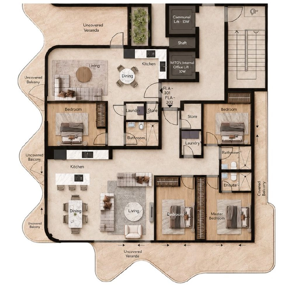 2 Bedroom Apartment for Sale in Paphos – Universal